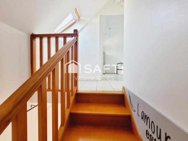 Duplex refait à neuf - 2 chambres, balcon, dernier étage, garage fermé