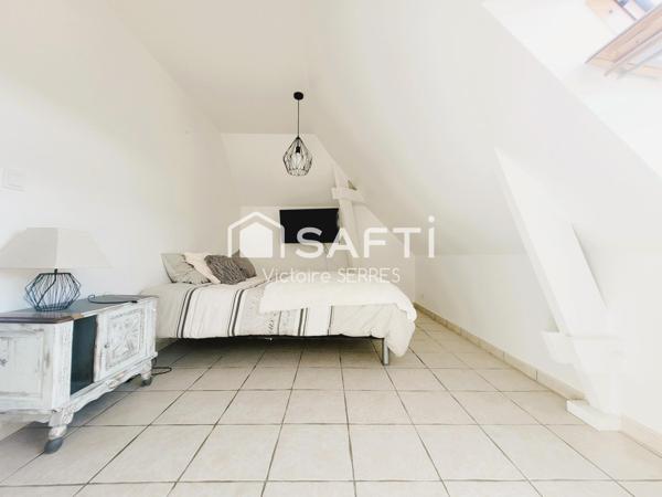 Duplex refait à neuf - 2 chambres, balcon, dernier étage, garage fermé