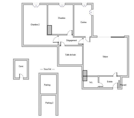 Chaville (92370) APPARTEMENT AVEC EXTERIEUR - CHAVILLE CENTRE - TRANSPORTS et toutes COMMODITES à PIED - 77m2 utiles - JARDIN