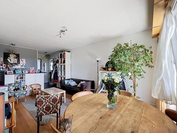 Appartement 3 pièces à vendre à Saint Herblain - Bellevue, dernier étage avec balcon