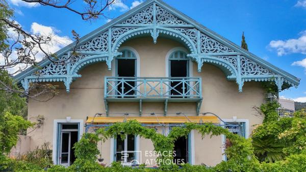 Haut de villa au cachet d’antan avec jardin privatif