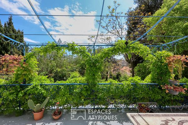 Haut de villa au cachet d’antan avec jardin privatif