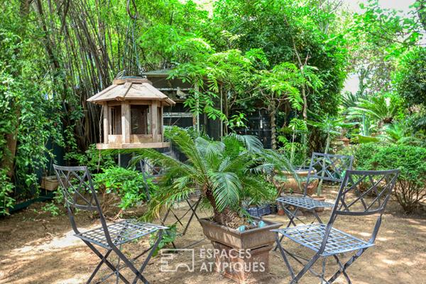 Haut de villa au cachet d’antan avec jardin privatif