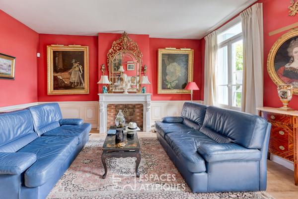 Haut de villa au cachet d’antan avec jardin privatif