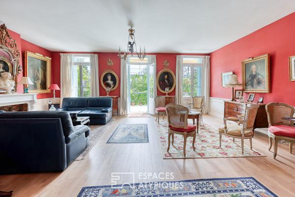 Haut de villa au cachet d’antan avec jardin privatif