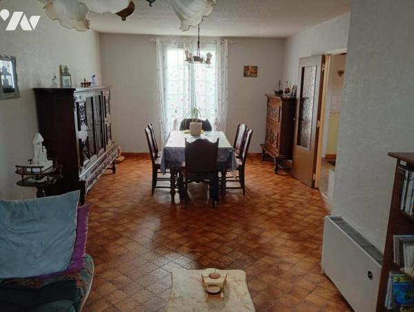 CORDEMAIS - maison de plain-pied de 109,32m², 5 CH, garage, terrain de 2.470m²