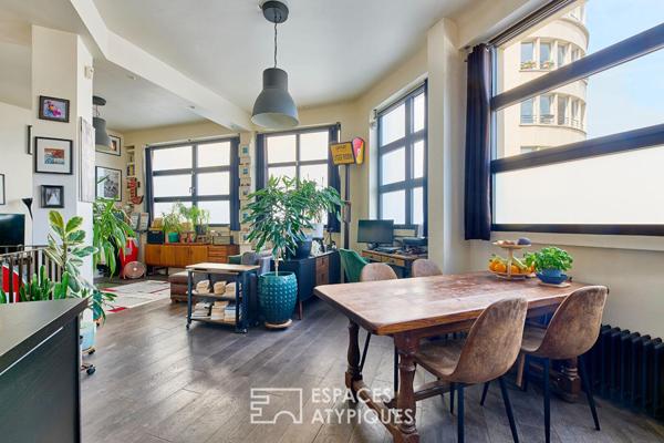 Loft lumineux proche des Buttes Chaumont