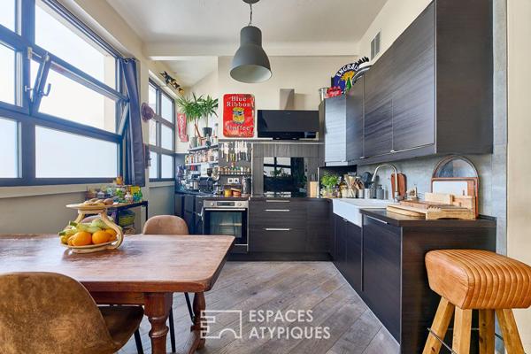 Loft lumineux proche des Buttes Chaumont