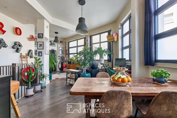 Loft lumineux proche des Buttes Chaumont