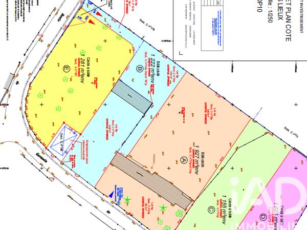 Terrain à vendre 1 281 m² La Baronnie