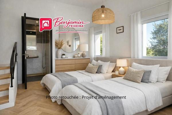 Villa Sainte Maxime 6 pièce(s) 117 m2 - Garage 27m² - Vue mer - piscine