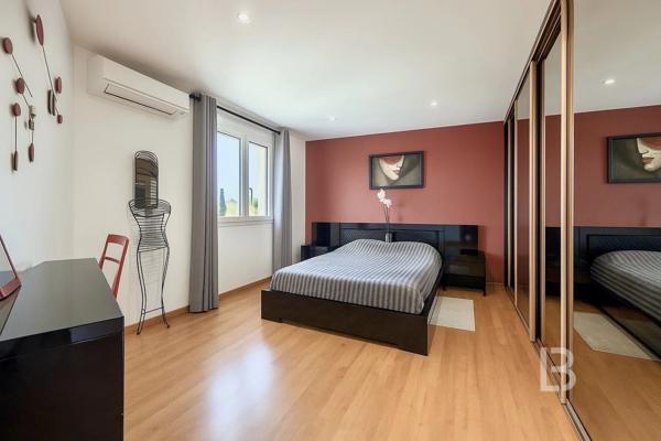 À vendre  belle maison individuelle avec piscine à Mougins, quartier résidentiel recherché.