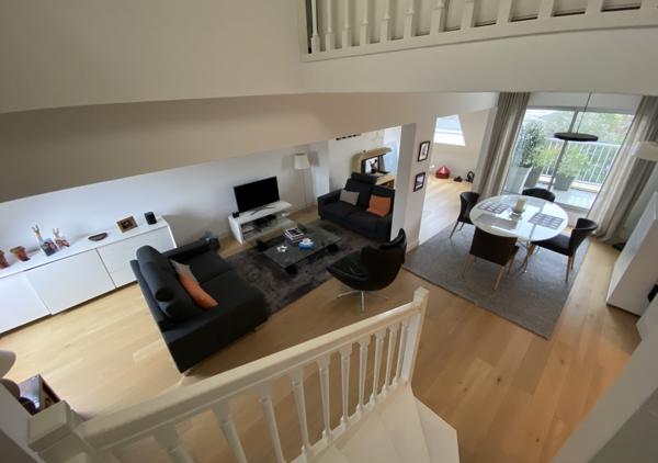 Appartement T4 duplex de 101.44 m² au dernier étage avec terrasse garage double environnement calme