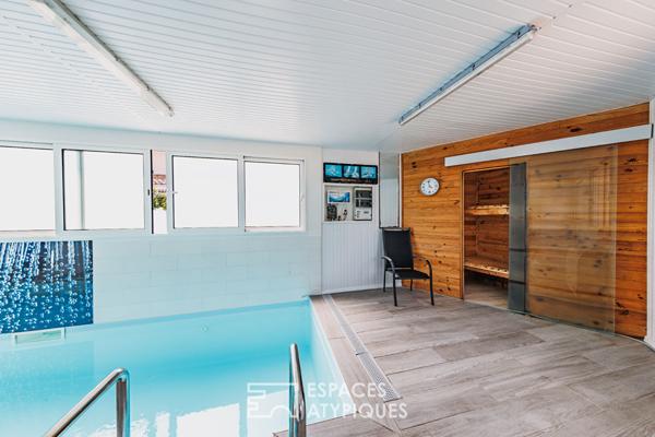 Villa contemporaine sur le Golf et son bassin de nage unique