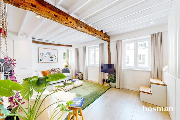 PARIS 20 ème - Rue de Tourtille - Magnifique Loft totalement rénové