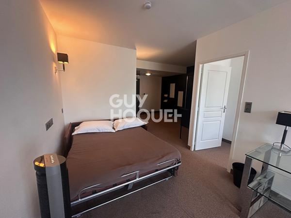 Investissement locatif sécurisé T2 de 50m2 meublé avec terrasse et services 4 étoiles