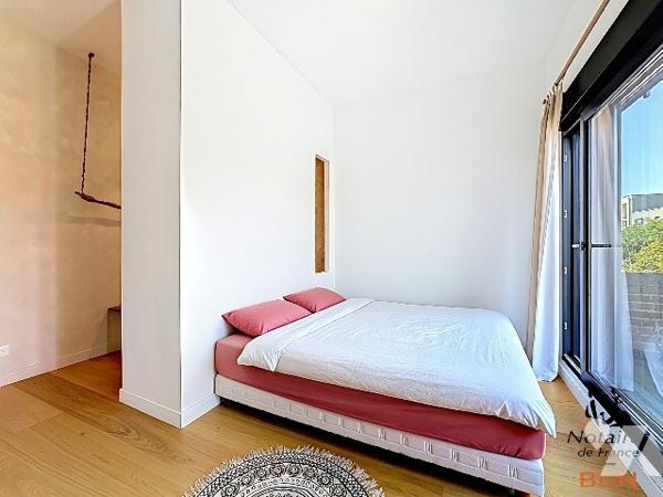 Malo Terminus, maison de 143 m2 environ; 3 chambres, un atelier, un jardin, un garage, une cave.