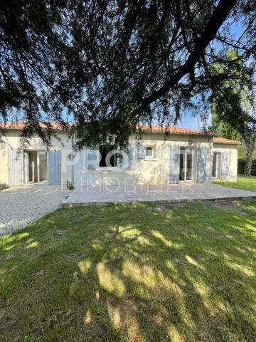 Exclusivité Plain-pied de 116 m² à Fressines, 4 chambres jardin et garage.