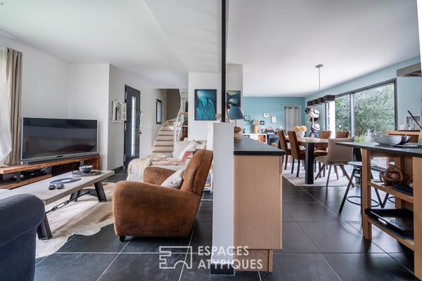 Maison familiale et contemporaine