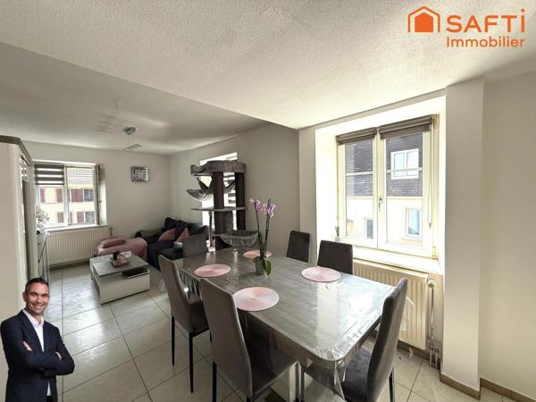 Superbe appartement de 4 pièces disposant d'une cave, d'une place de stationnement privée et d'un garage !