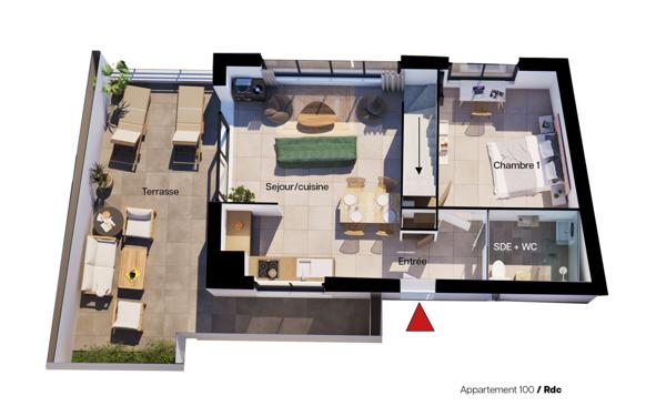 Appartement à vendre    4 pièces • 66,95 m2 Sète