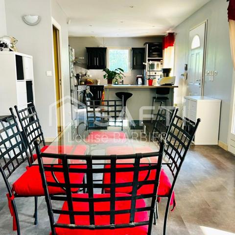 Maison T6 120 m2, jardin, piscine, studio, garage