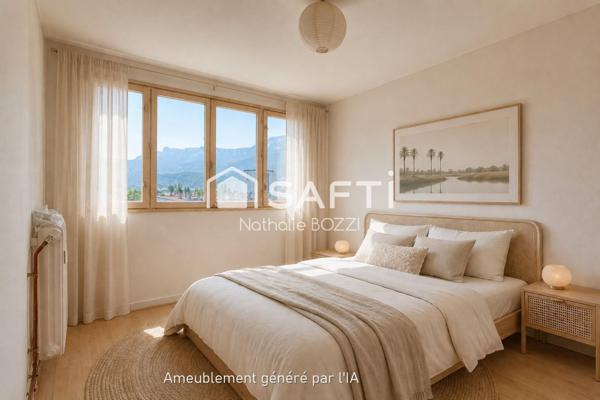 T3 de 61 m2 à Grenoble - Secteur Alliés