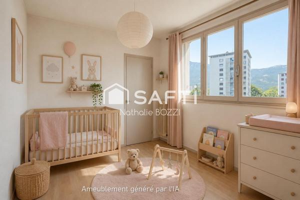 T3 de 61 m2 à Grenoble - Secteur Alliés