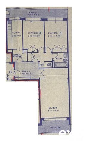 Appartement 3 pièces en rez-de-jardin - Le Cannet