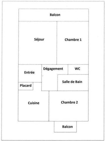 Appartement 3 pièces - 44000 Nantes