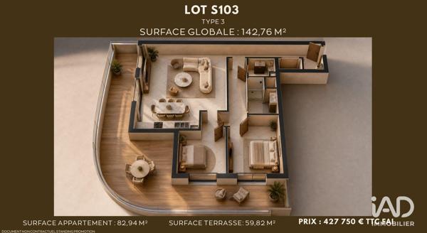 Appartement (neuf) à vendre 7 pièces 83 m² Saumur