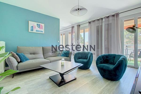 Appartement T4 de 83 m² avec terrasse plein sud, résidence sécurisée avec concierge à Marignane