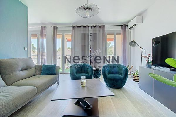 Appartement T4 de 83 m² avec terrasse plein sud, résidence sécurisée avec concierge à Marignane