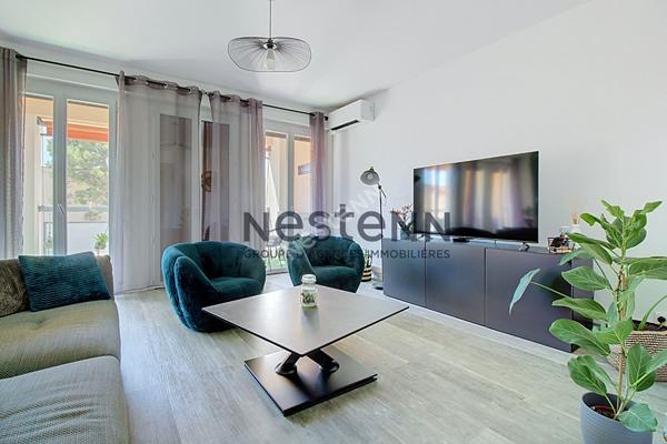Appartement T4 de 83 m² avec terrasse plein sud, résidence sécurisée avec concierge à Marignane