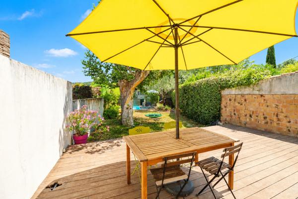 Maison Bouc Bel Air 5 pièce(s) 110.70 m2, 4 chambres, grand séjour, cuisine indépendante, jardin, remise, piscine