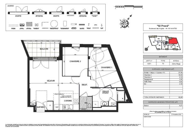 ST HERBLAIN - L'HERITAGE - T4