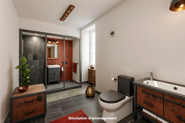 Maison à vendre 6 pièces CHATEAUMEILLANT (18) 4 chambres grand terrain arboré