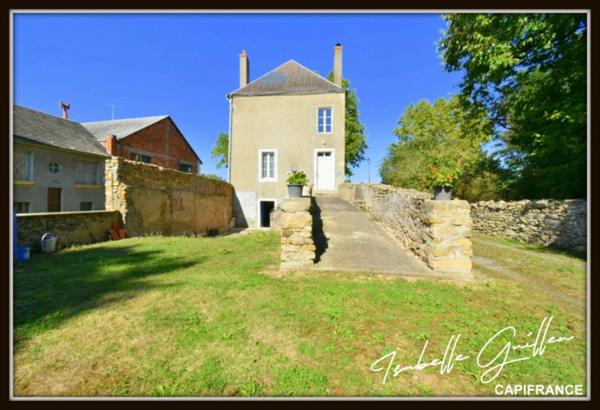 Maison à vendre 6 pièces CHATEAUMEILLANT (18) 4 chambres grand terrain arboré