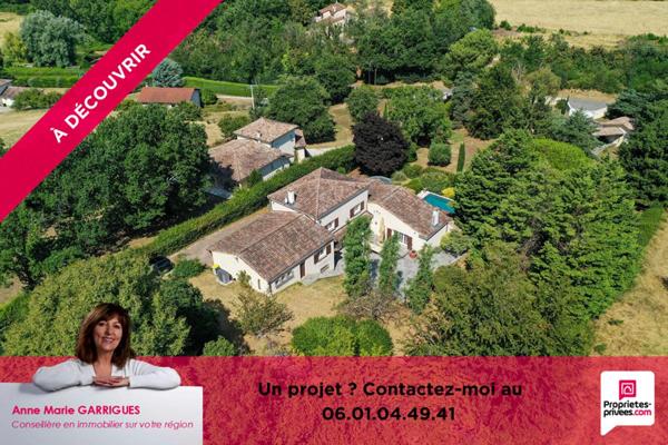 TERNAY- PROPRIETE DE CARACTERE AVEC PISCINE - TERRAIN 4 297 m²