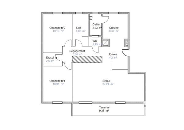Appartement à vendre 3 pièces 75 m² Nîmes