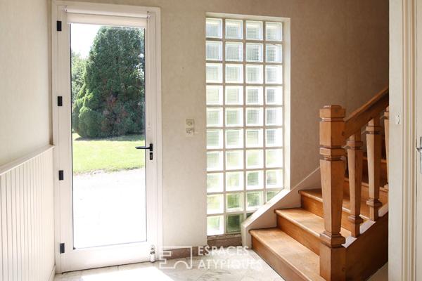 Maison familiale avec vue dégagée sur le bocage normand