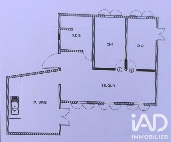 Maison à vendre 3 pièces 72 m² Petite-Île