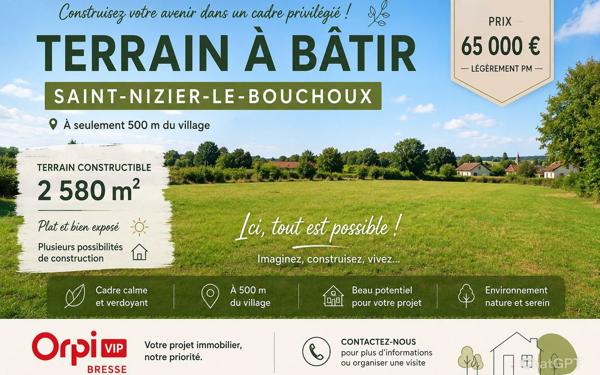 Terrain à vendre