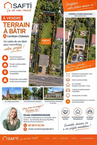 Terrain constructible non viabilisé