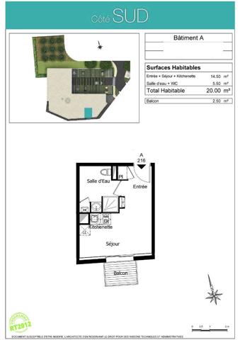 Appartement 1 pièce 20 m² BAYONNE - 64100