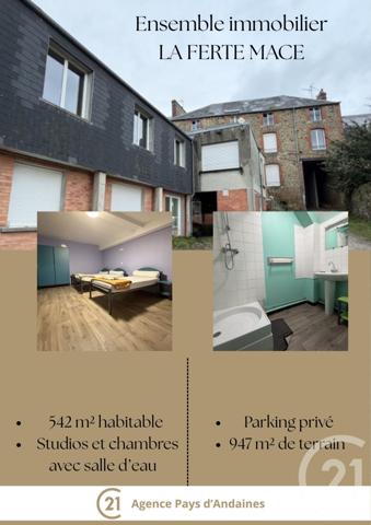 Maison à vendre  30 pièces - 572 m2 LA FERTE MACE - 61