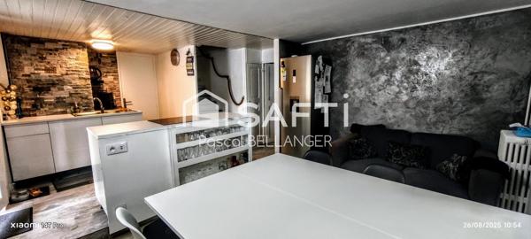 Néris-les-Bains : Charmante maison rénové entièrement depuis le DPE en G. 5 pièces avec gîte indépendant et grand terrain de 1541m²