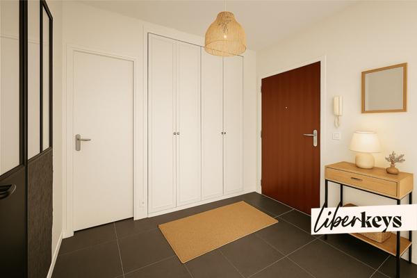 Spacieux appartement 3 pièces avec balcon et parking privatif