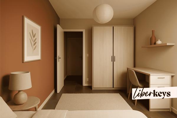 Spacieux appartement 3 pièces avec balcon et parking privatif