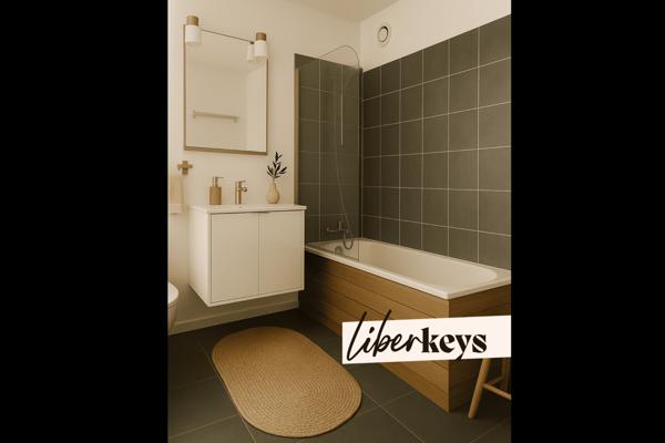 Spacieux appartement 3 pièces avec balcon et parking privatif